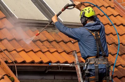 Démoussage et hydrofuge de toiture à Barnave